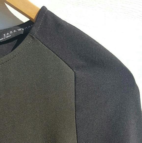 Zara WOMANS Faux Wrap Dress - Picture 3 of 8